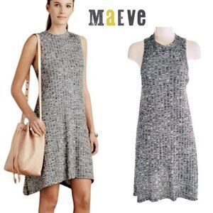 Maeve Gray Sleeveless Mini Dress